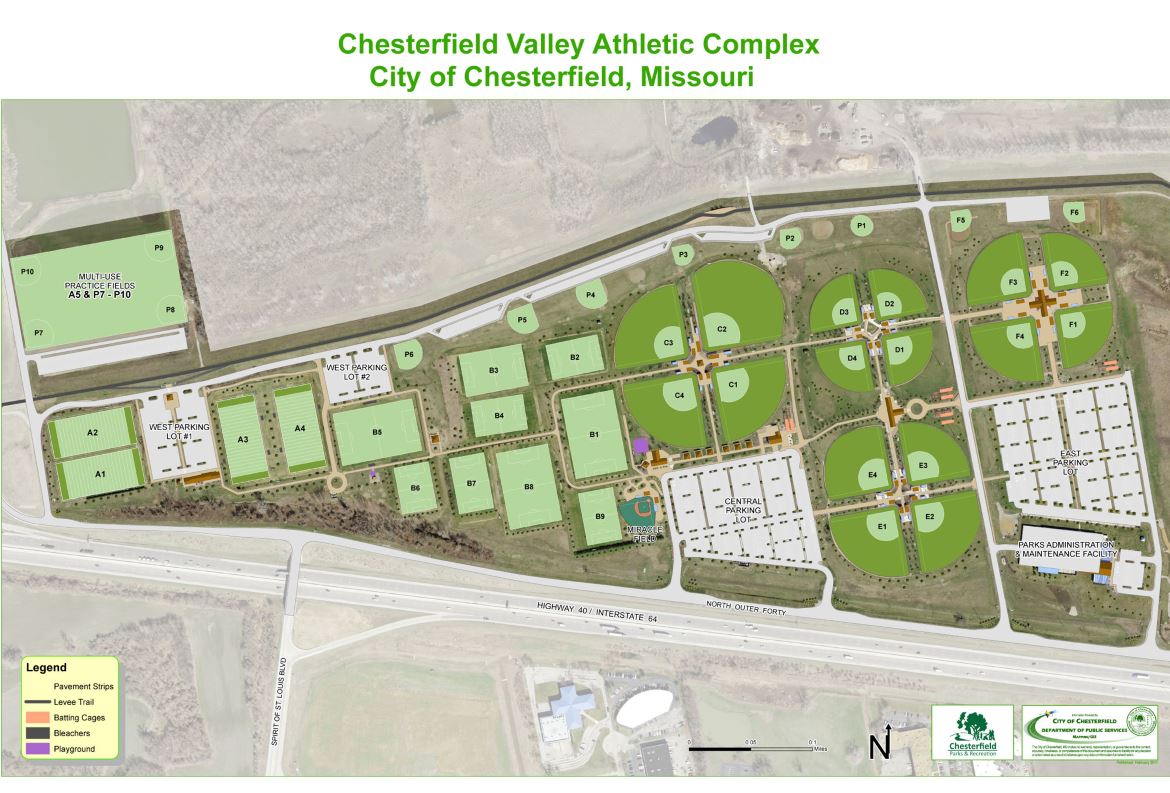 Chesterfield Baseball & Softball Association > About Us > Field Map